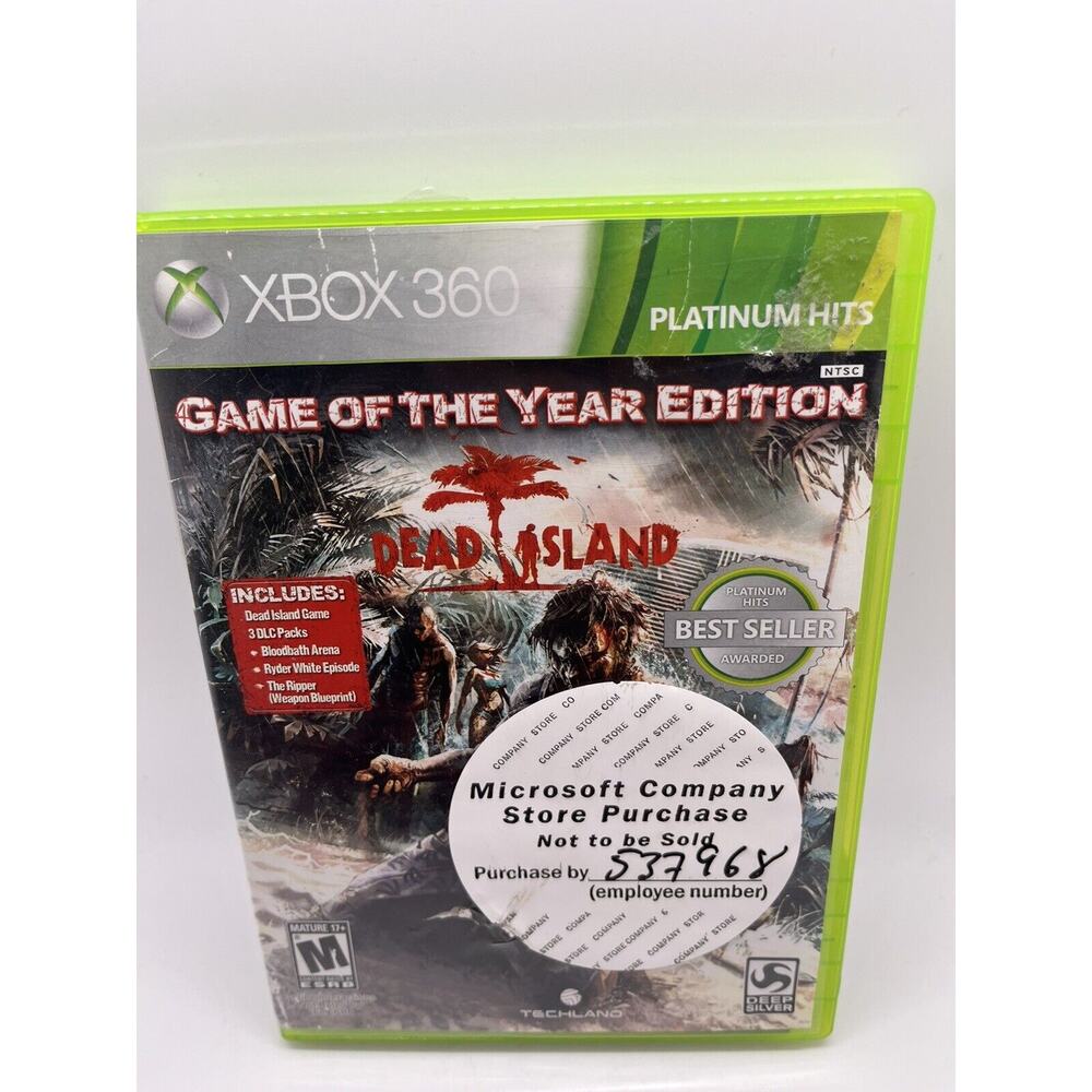 Dead Island -- Game of the Year Edition (Microsoft Xbox 360, 2012) - CIB TESTED